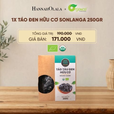  TÁO ĐEN HỮU CƠ SONLANGA 250GR - D280 