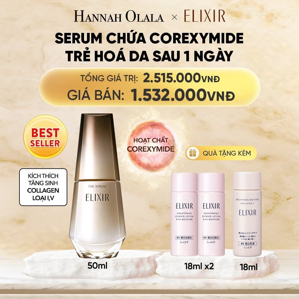  SERUM KÍCH HOẠT TRẺ HÓA LÀN DA ELIXIR THE SERUM AA 50ML - DEAL 17 