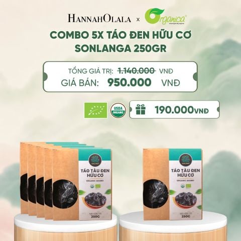  TÁO ĐEN HỮU CƠ SONLANGA 250GR - A1913 