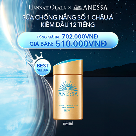  A9_DEAL 17: SỮA CHỐNG NẮNG DƯỠNG DA KIỀM DẦU BẢO VỆ HOÀN HẢO ANESSA GOLD MILK SPF50+ PA++++ 60ML 