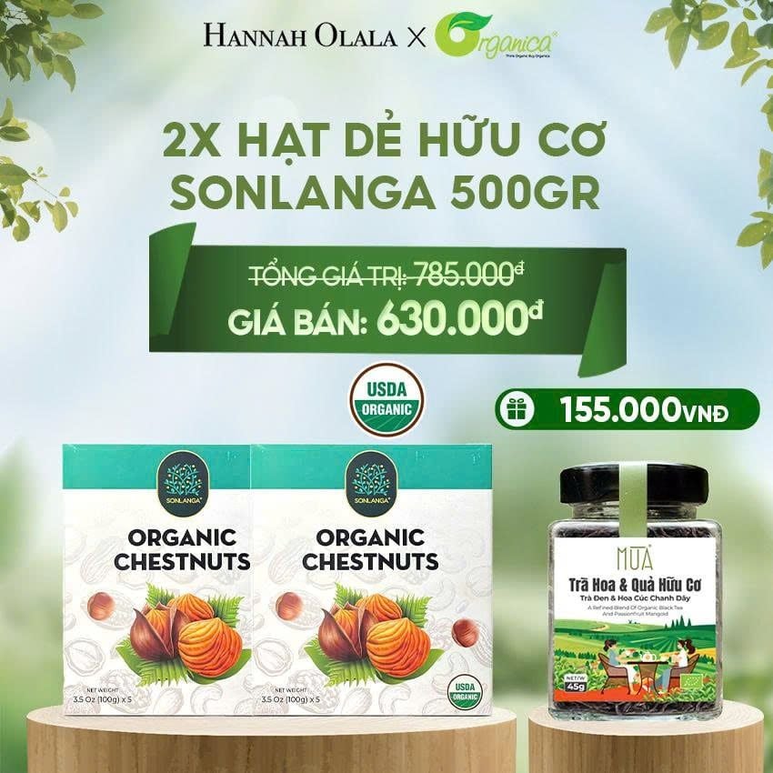  E60_DEAL 17: HẠT DẺ HỮU CƠ SONLANGA 500GR 