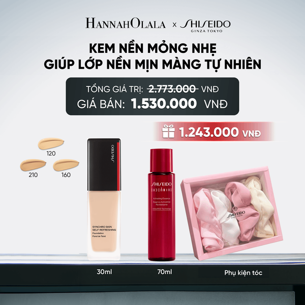  KEM NỀN SHISEIDO SYNCHRO SKIN SELF-REFRESHING FOUNDATION 30ML - DEAL 17 