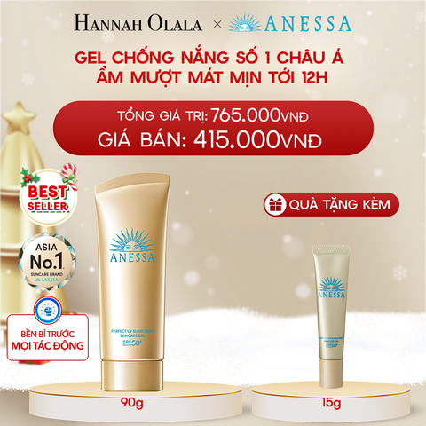  DEAL 17: GEL CHỐNG NẮNG DƯỠNG DA DƯỠNG ẨM BẢO VỆ HOÀN HẢO ANESSA GOLD GEL SPF50+ PA++++ 90G 