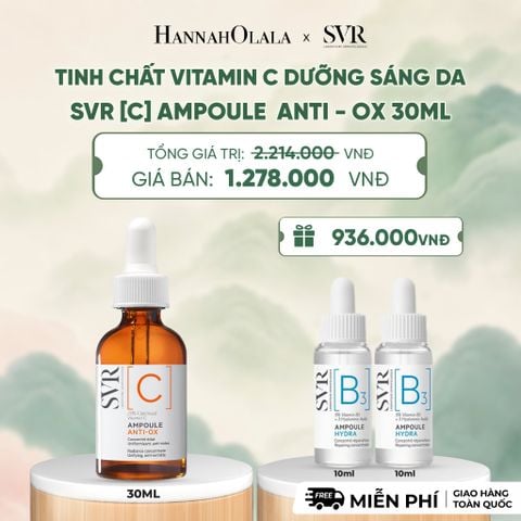  TINH CHẤT VITAMIN C DƯỠNG SÁNG DA, CHỐNG NHĂN SVR [C] AMPOULE ANTI - OX 30ML - DEAL 17 - A1336 