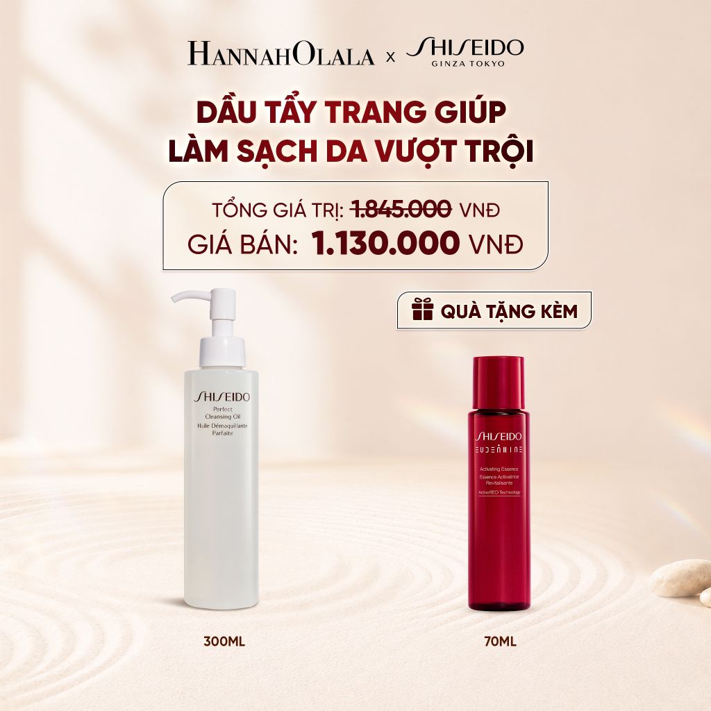  DẦU TẨY TRANG SHISEIDO PERFECT CLEANSING OIL 300ML - DEAL 17 