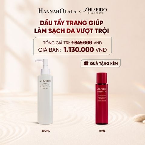  DẦU TẨY TRANG SHISEIDO PERFECT CLEANSING OIL 300ML - DEAL 17 