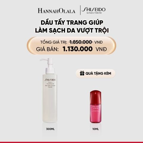  DẦU TẨY TRANG SHISEIDO PERFECT CLEANSING OIL 300ML - DEAL 17 - C57 