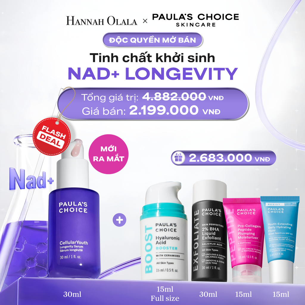  DEAL 17: [FLASHDEAL] ĐỘC QUYỀN MỞ BÁN - TINH CHẤT KHỞI SINH NAD+ CELLULARYOUTH LONGEVITY 