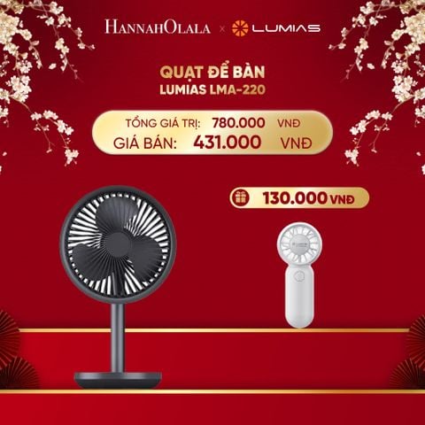  DEAL 17: QUẠT ĐỂ BÀN LUMIAS LMA-220 