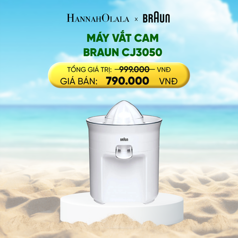  DEAL 17 : MÁY VẮT CAM BRAUN CJ3050 