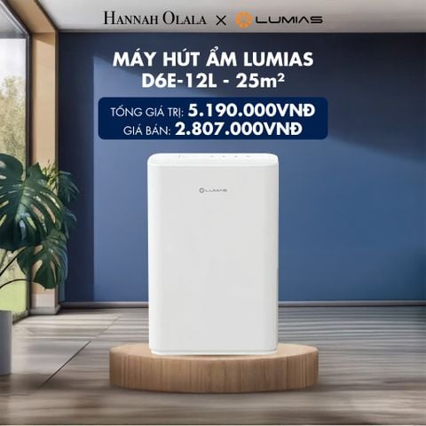  MÁY HÚT ẨM LUMIAS D6E-12L - 25M² - DEAL 18 