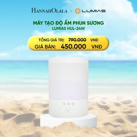  DEAL 18: MÁY TẠO ĐỘ ẨM PHUN SƯƠNG LUMIAS HUL-24W 