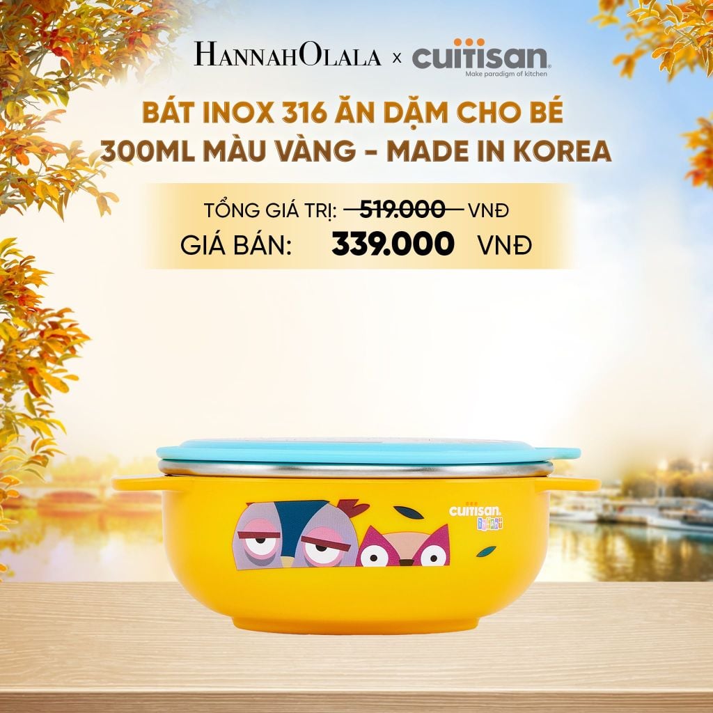  BÁT INOX CUITISAN CHO BÉ - DEAL 18 - E1611 
