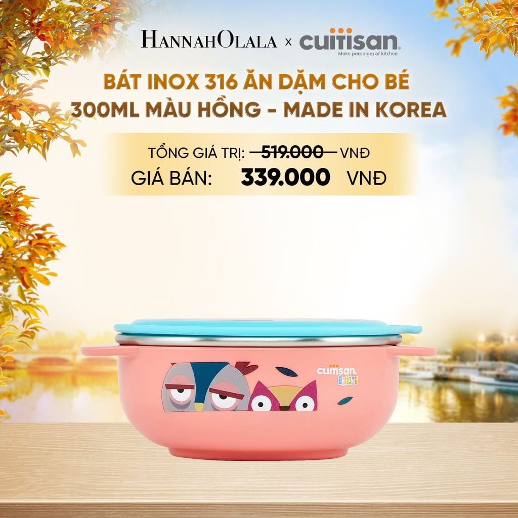  BÁT INOX CUITISAN CHO BÉ - DEAL 18 - E1611 
