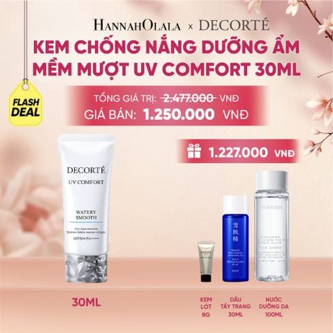 KEM CHỐNG NẮNG DECORTÉ UV COMFORT _ KHÔNG NÂNG TÔNG (BẢN MỚI) - A649 