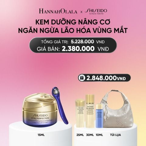  KEM DƯỠNG MẮT CAO CẤP GIÚP NÂNG CƠ VÀ SĂN CHẮC SHISEIDO VITAL PERFECTION UPLIFTING AND FIRMING ADVANCED EYE CREAM 15ML - DEAL 18_A559 