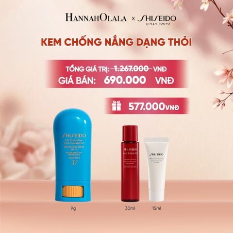  KEM NỀN DẠNG THỎI CHỐNG NẮNG SHISEIDO UV PROTECTIVE STICK FOUNDATION - DEAL 18 - A3240 