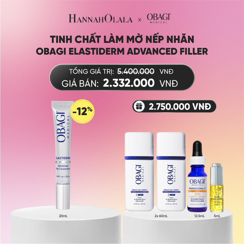  TINH CHẤT LÀM MỜ NẾP NHĂN OBAGI ELASTIDERM ADVANCED FILLER CONCENTRATE 20ML - DEAL 18_A864 