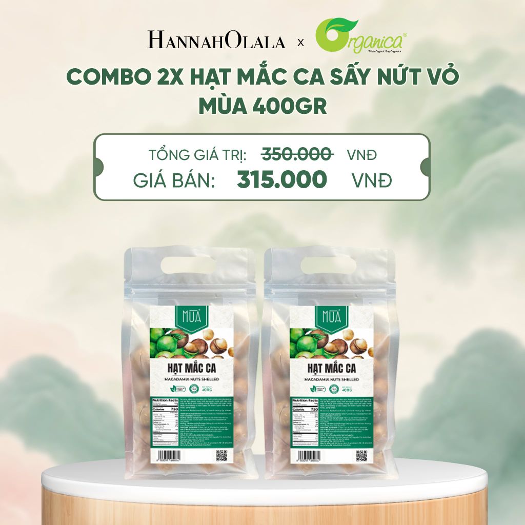  HẠT MẮC CA SẤY NỨT VỎ MÙA 400GR - A1915 