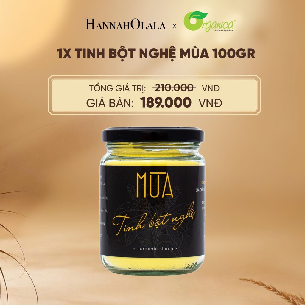  TINH BỘT NGHỆ MÙA 100GR - DEAL 18 - E89 