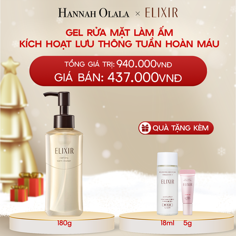  DEAL 18: GEL RỬA MẶT SẠCH SÂU, DƯỠNG ẨM ELIXIR CLARIFYING WARM CLEANSER 