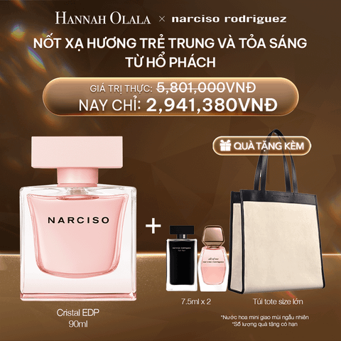  DEAL 17:  NƯỚC HOA NARCISO RODRIGUEZ NN CRISTAL EAU DE PARFUM 90ML 