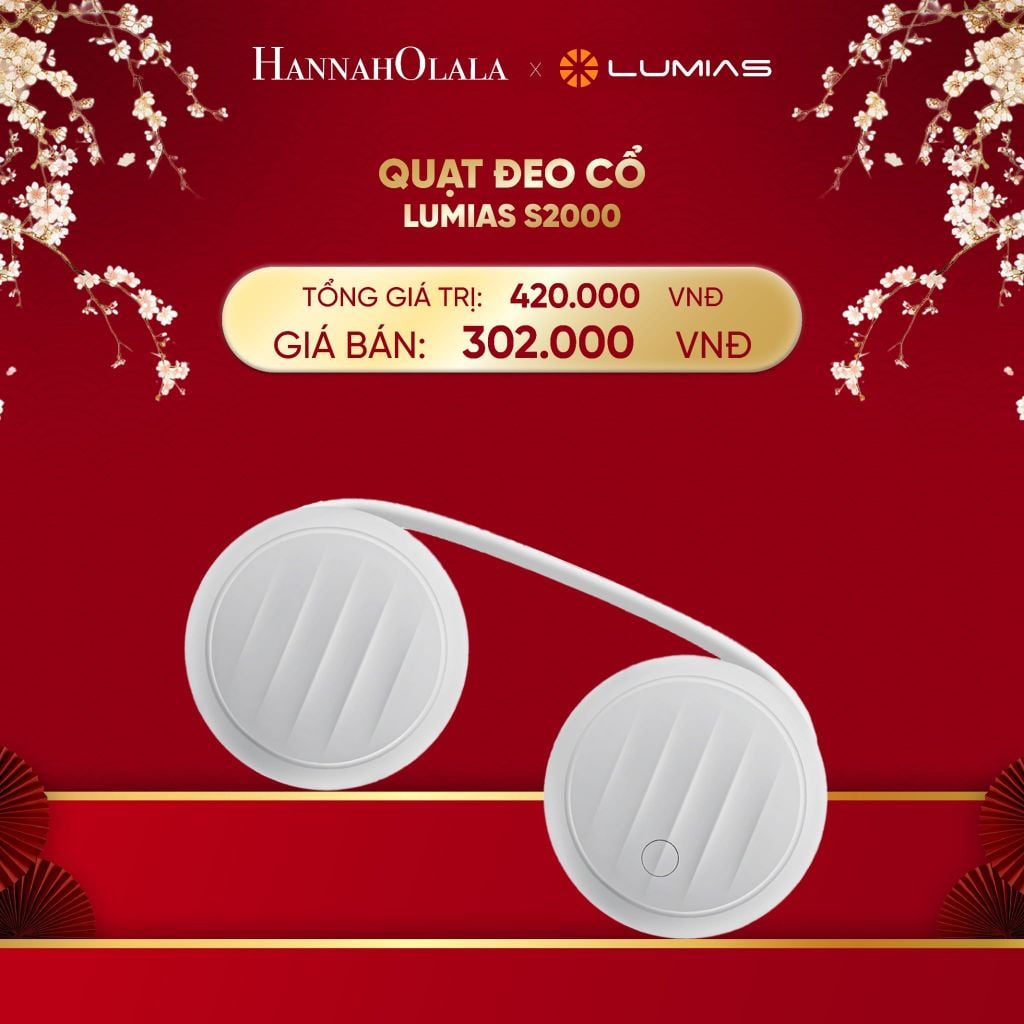  DEAL 18: QUẠT ĐEO CỔ LUMIAS S2000 