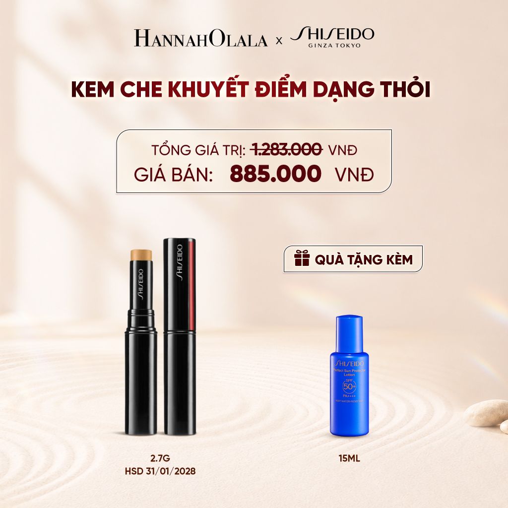  KEM CHE KHUYẾT ĐIỂM DẠNG THỎI SHISEIDO SYNCHRO SKIN RADIANT LIFTING CONCEALER 2.7G - DEAL 18 