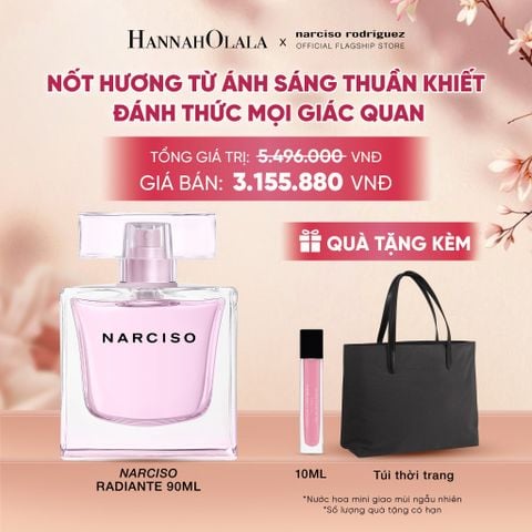  NƯỚC HOA NỮ NARCISO RODRIGUEZ NARCISO EAU DE PARFUM RADIANTE 90ML - DEAL 18 - A3009 