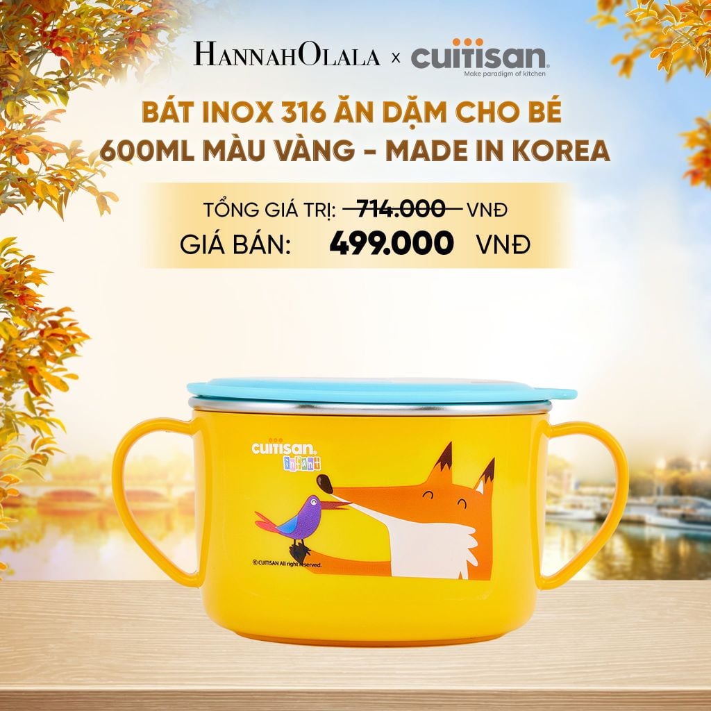  BÁT INOX CUITISAN CHO BÉ - DEAL 19 - E1614 