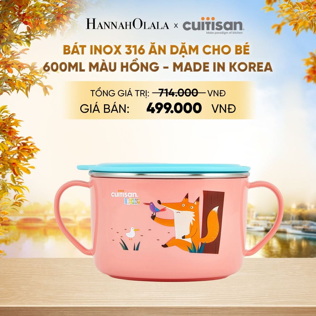  BÁT INOX CUITISAN CHO BÉ - DEAL 19 - E1614 