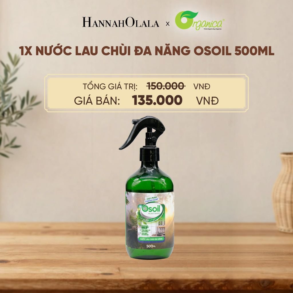  NƯỚC LAU CHÙI ĐA NĂNG OSOIL 500ML - D284 