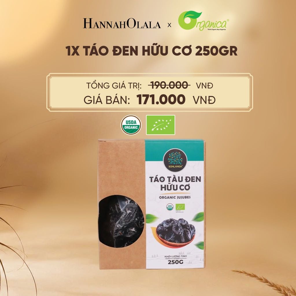  TÁO ĐEN HỮU CƠ 250GR - DEAL 19 - E91 