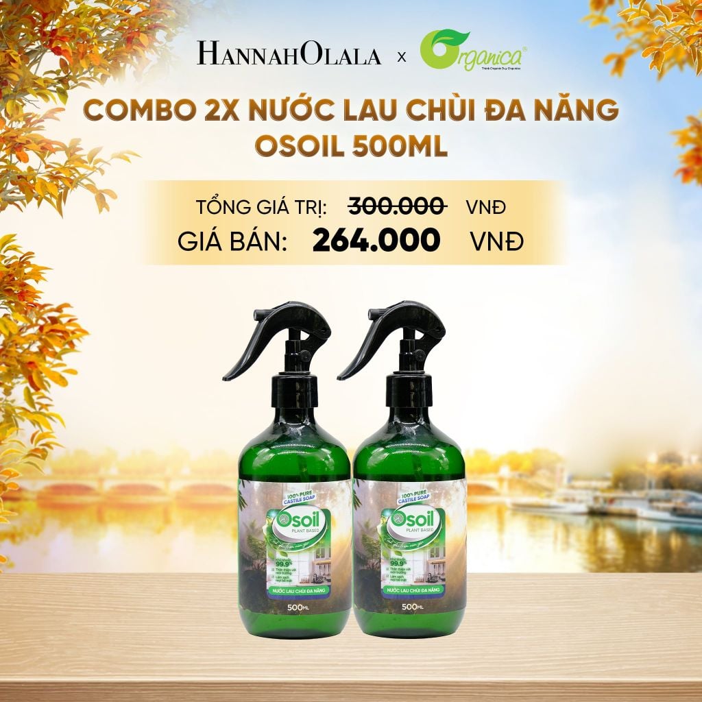  NƯỚC LAU CHÙI ĐA NĂNG OSOIL 500ML - E580 