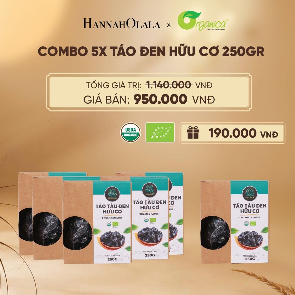  TÁO ĐEN HỮU CƠ 250GR - DEAL 19 - E91 