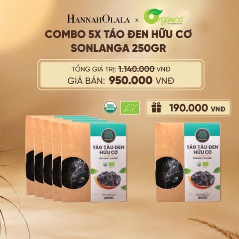  TÁO ĐEN HỮU CƠ SONLANGA 250GR - E271 