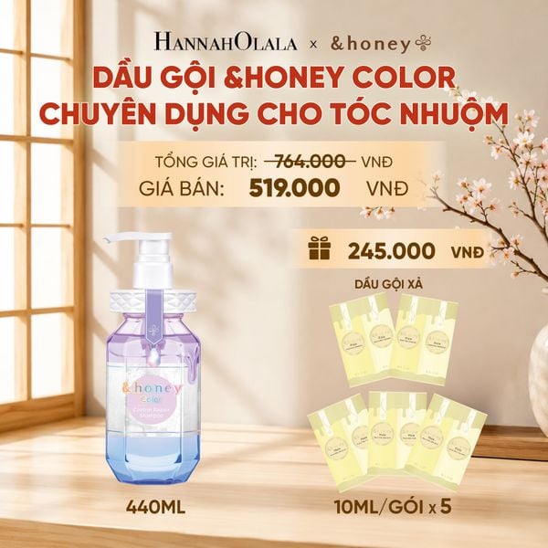  [NEW] DẦU GỘI &HONEY COLOR BẢO VỆ TÓC NHUỘM CHUYÊN DỤNG CHO TÓC NHUỘM - B103 