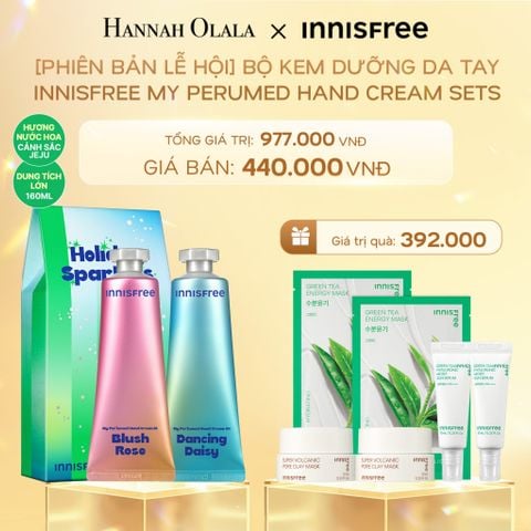  DEAL 1: [PHIÊN BẢN LỄ HỘI] BỘ KEM DƯỠNG DA TAY INNISFREE MY PERUMED HAND CREAM SETS 