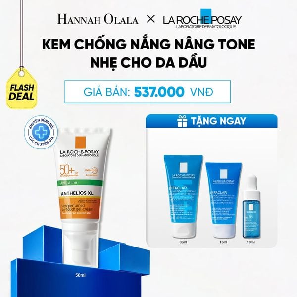  FD KEM CHỐNG NẮNG NÂNG TONE CHO DA DẦU LA ROCHE-POSAY ANTHELIOS XL SPF50+ PA++++ 50ML - B47 