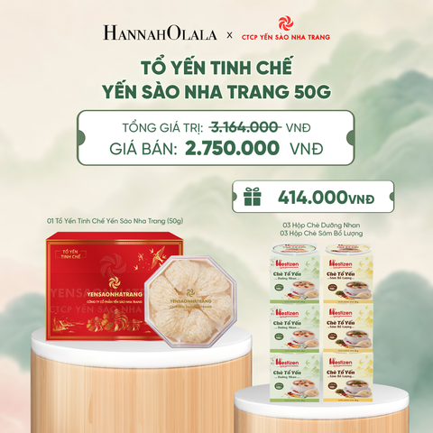  TỔ YẾN TINH CHẾ YẾN SÀO NHA TRANG 50G - DEAL 1 - A2016 