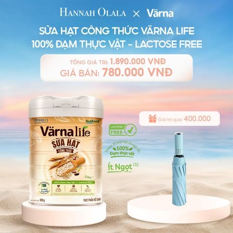  C555_DEAL 1: THỰC PHẨM BỔ SUNG SỮA HẠT CÔNG THỨC VARNA LIFE (LON 800GR) 