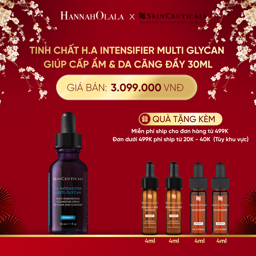  A1637_DEAL 1 TINH CHẤT H.A INTENSIFIER MULTI GLYCAN THẾ HỆ MỚI GIÚP CẤP ẨM CHUYÊN SÂU & DA CĂNG ĐẦY TỨC THÌ 30ML 