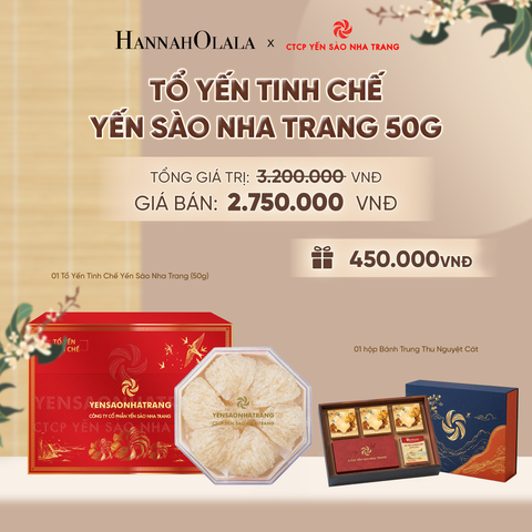  TỔ YẾN TINH CHẾ YẾN SÀO NHA TRANG 50G - DEAL 1 - A2223 