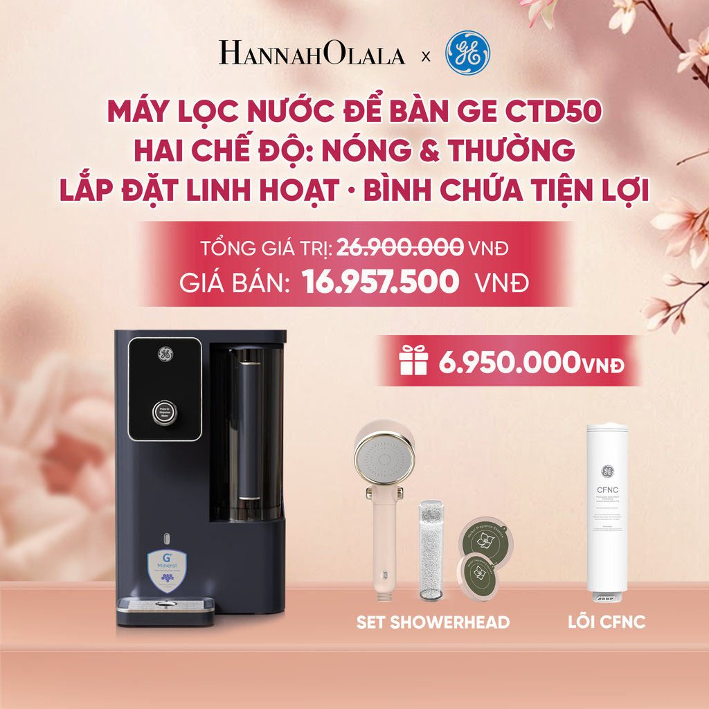  MÁY LỌC NƯỚC ĐỂ BÀN GE CTD50 - DEAL 1 - A1850 