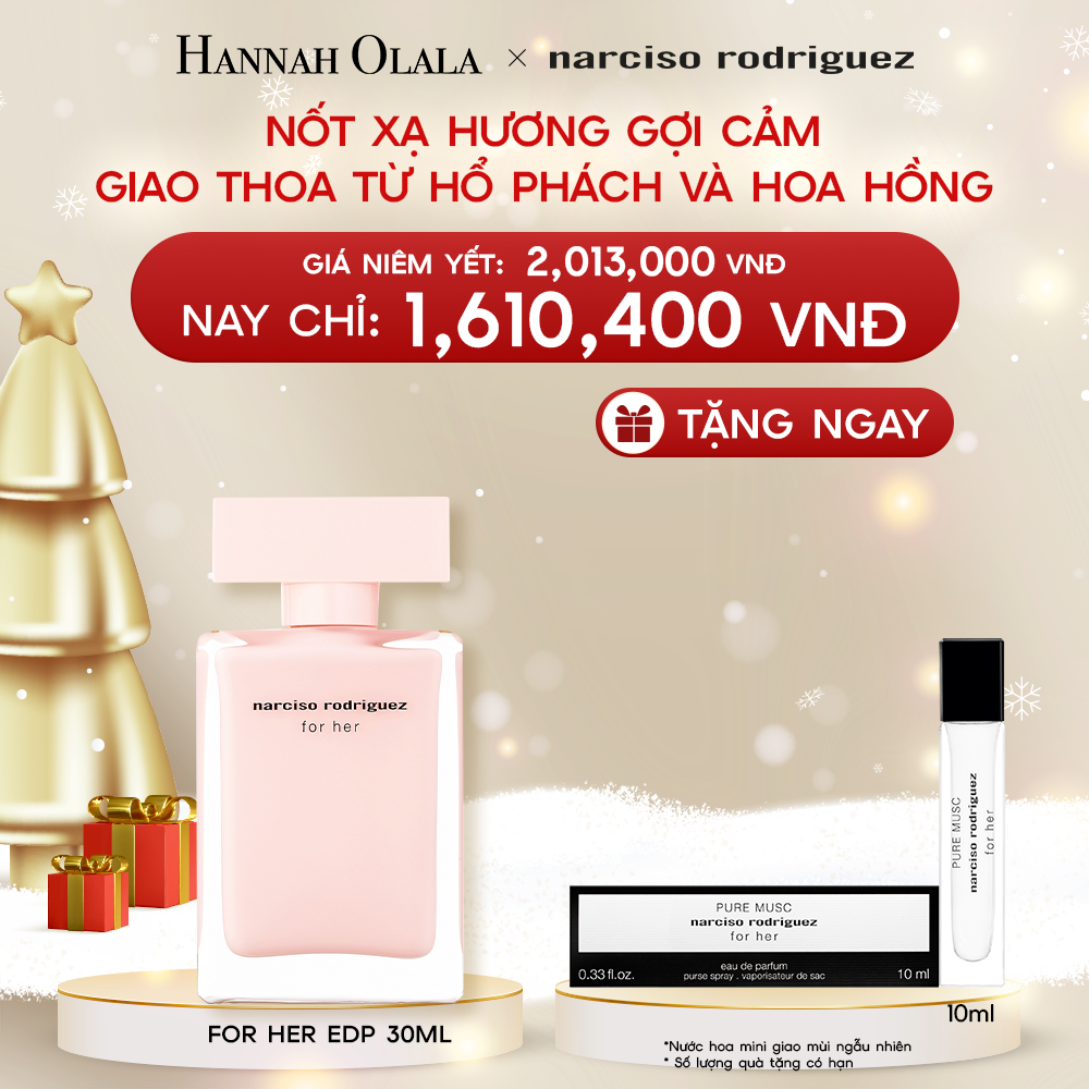  A214_DEAL 1: Nước Hoa nữ Narciso Rodriguez For Her Eau De Parfum 30ml 