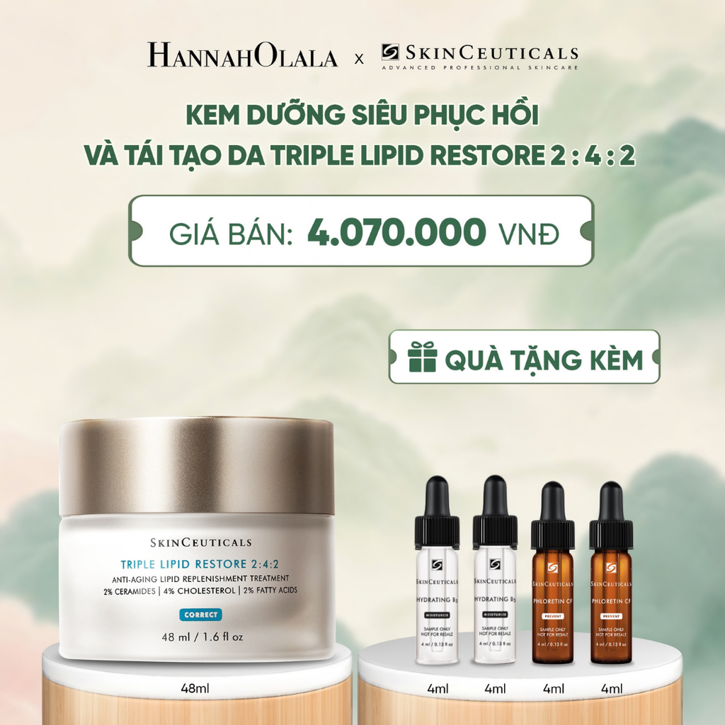  KEM DƯỠNG ẨM SÂU, PHỤC HỒI BẢO VỆ HÀNG RÀO DA CĂNG MỊN SKIN CEUTICALS TRIPLE LIPID RESTORE 2:4:2 48ML - A1155 