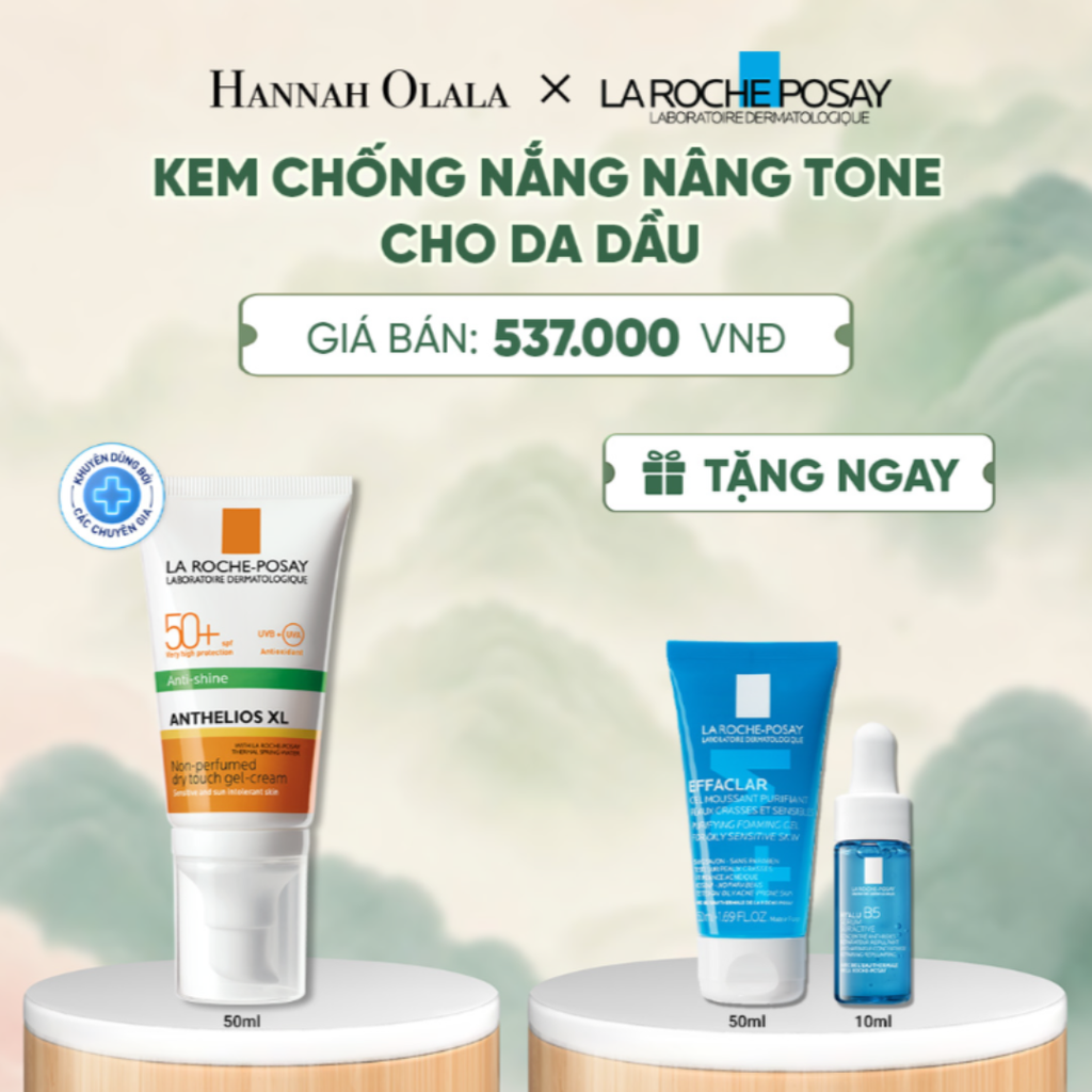 KEM CHỐNG NẮNG NÂNG TONE CHO DA DẦU LA ROCHE-POSAY ANTHELIOS XL SPF50+ PA++++ 50ML - A1131 