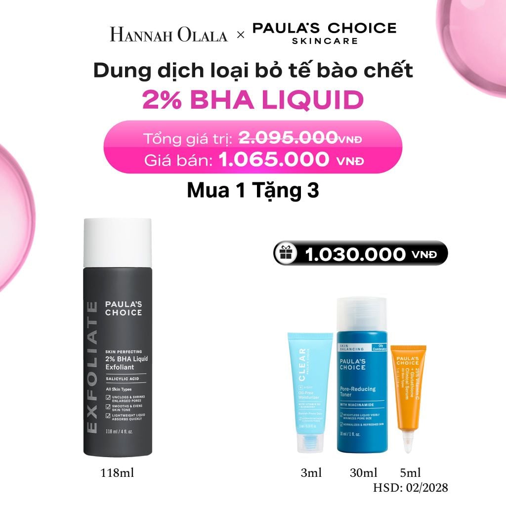  DUNG DỊCH TẨY TẾ BÀO CHẾT PAULA'S CHOICE 2% BHA 118 ML - DEAL 1 - B1 