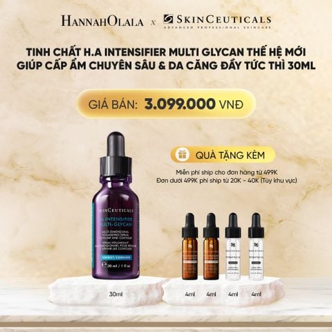  DEAL 1 TINH CHẤT H.A INTENSIFIER MULTI GLYCAN THẾ HỆ MỚI GIÚP CẤP ẨM CHUYÊN SÂU & DA CĂNG ĐẦY TỨC THÌ 30ML 