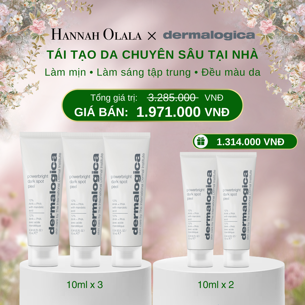  E1257_DEAL 1: MUA 3 TẶNG 2 PEEL CẢI THIỆN BỀ MẶT DA LÀM SÁNG RÕ RỆT CÁC ĐỐM NÂU POWERBRIGHT DARK SPOT PEEL 10ML 